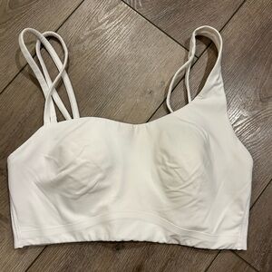 Lululemon Athletica White Sports Bra